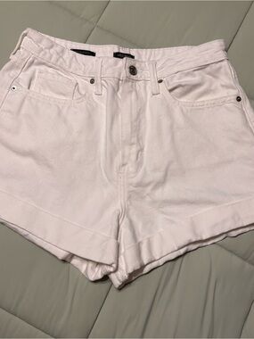 Wild Fable High-Rise White Denim Shorts